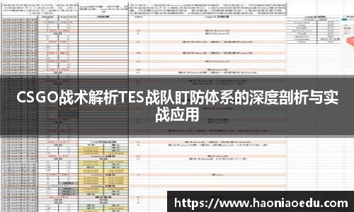 CSGO战术解析TES战队盯防体系的深度剖析与实战应用